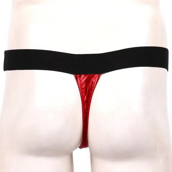 3/$15 Men's Christmas Thong Costume Cosplay Gift Large NWT - Picture 3 of 11